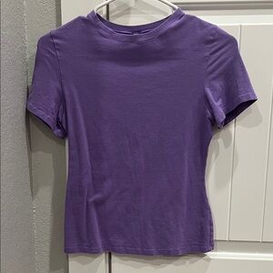 SKIMS Purple Short Sleeve Tee